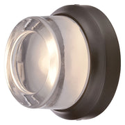 George Kovacs Comet 5in 1-Light Wall Sconce | Contemporary Oil Rubbed Bronze and Clear Frosted Glass | Entryway & Hallway Accent | Model P1240-143-L