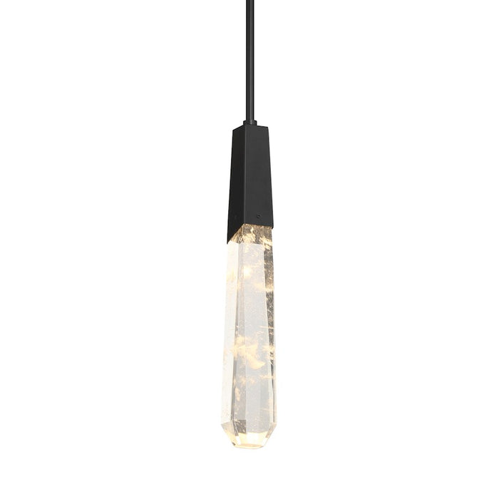 Minka George Kovacs Drifting Droplets 6W LED Pendant, Coal/Clear - P1283-66A-L