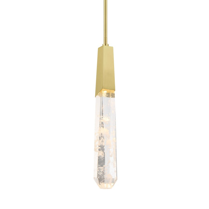 Minka George Kovacs Drifting Droplets 6W LED Pendant, Brass/Clear - P1283-859-L