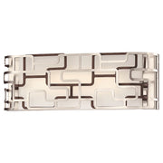 George Kovacs Alecia's Tiers 16in 2-Light Bathroom Vanity Light | Transitional Brushed Nickel and Bronze Patina | Bathroom Vanity | Model P1422-674-L