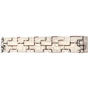George Kovacs Alecia's Tiers 32in LED Bathroom Vanity Light | Transitional Brushed Nickel and Bronze Patina | Bathroom Vanity | W | Model P1424-674-L