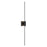 Minka George Kovacs Parker 1 Light 41" Wall Sconce, Coal/White - P1437-66A-L