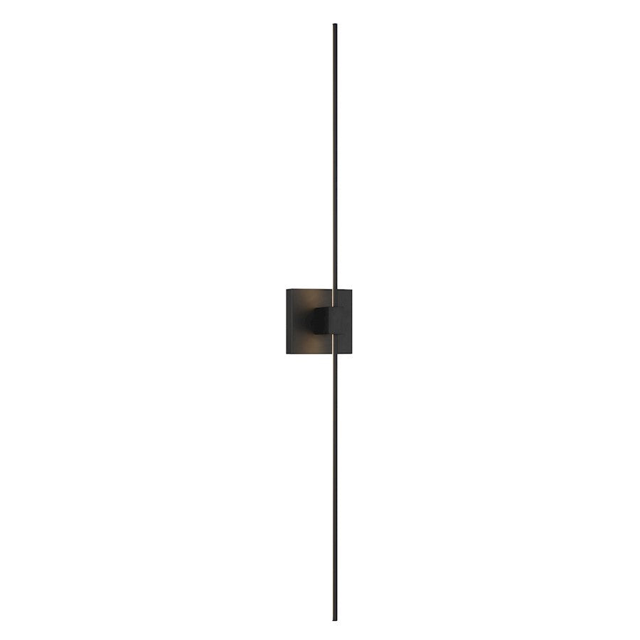 Minka George Kovacs Parker 1 Light 41" Wall Sconce, Coal/White - P1437-66A-L