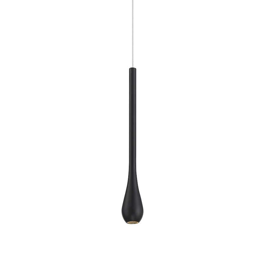 Minka George Kovacs Pingo 1 Light Mini Pendant, Coal/Clear - P1461-66A-L