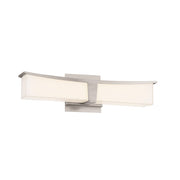 Minka George Kovacs Plane 18in 1-Light LED Bath Vanity Light | Transitional Brushed Nickel | Bathroom Vanity & Powder Room | Model P1532-084-L