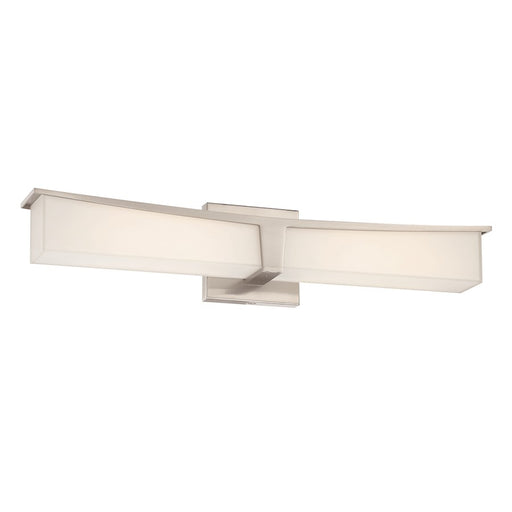 Minka George Kovacs Plane 24in LED Bath Vanity Light | Brushed Nickel Steel | Bathroom Vanity & Powder Room | 24 x 3.88 x 5 in | Model P1533-084-L