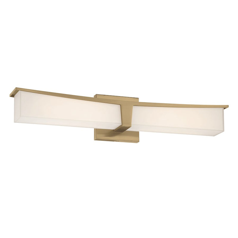 Minka George Kovacs Plane 24in LED Bath Vanity Light | Transitional Honey Gold | Bathroom Vanity & Mirror Lighting | Model P1533-248-L