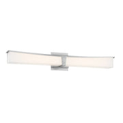 Minka George Kovacs Plane 30in 1-Light LED Bath Vanity Light | Transitional Brushed Nickel | Double Vanity & Powder Room | Model P1534-084-L