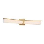 Minka George Kovacs Plane 30in 1-Light LED Bath Vanity Light | Transitional Honey Gold Metal | Bathroom Vanity & Powder Room | Model P1534-248-L