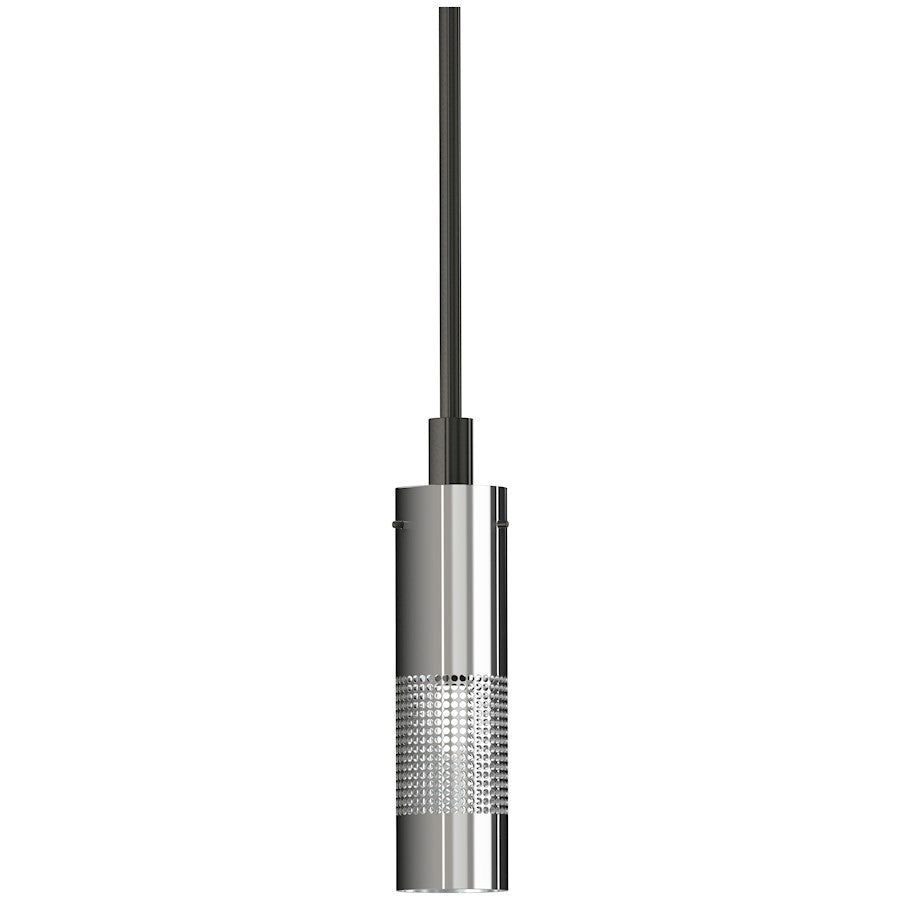 Minka George Kovacs Grid 3 1 Light Mini Pendant, Coal/Brushed Nickel