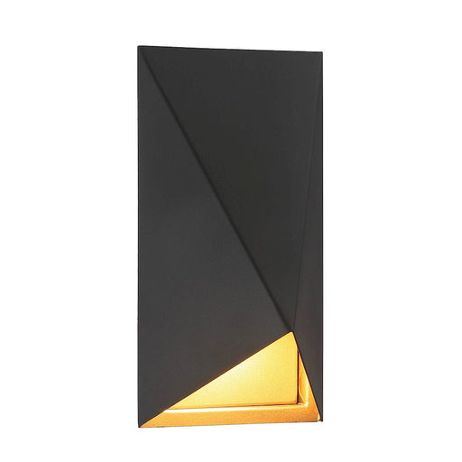 Minka George Kovacs Peekaboo 1 Light 10" Wall Mount, Coal/Gold/Pc - P1620-764-L