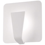 George Kovacs Waypoint LED Wall Sconce | Modern Sand White Finish | Hallway & Bedroom Accent Light | 9 in H | Model P1775-655-L