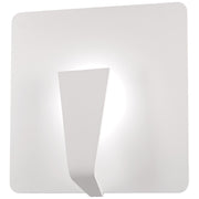 George Kovacs Waypoint 13.75in LED Wall Sconce | Modern Sand White Finish | Hallway & Living Room Accent Light | Model P1776-655-L