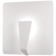 George Kovacs Waypoint 18in LED Wall Sconce | Modern Sand White Finish | Hallway & Bedroom Accent Light | 18 x 5 x 18 in | Model P1777-655-L