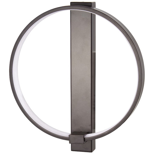 George Kovacs Bypass 13in 1-Light LED Wall Sconce | Modern Chocolate Finish and Acrylic Shade | Hallway & Bedroom Accent | Model P1779-675-L