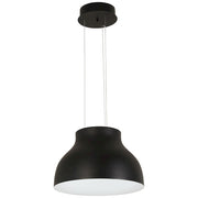 George Kovacs Kettle Up 17in 1-Light LED Pendant | Industrial Matte Black and Acrylic | Kitchen Island & Dining Room | 17 x 59 in | Model P1780-066A-L