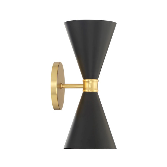 Minka George Kovacs Conic 2 Light Wall Sconce, Honey Gold