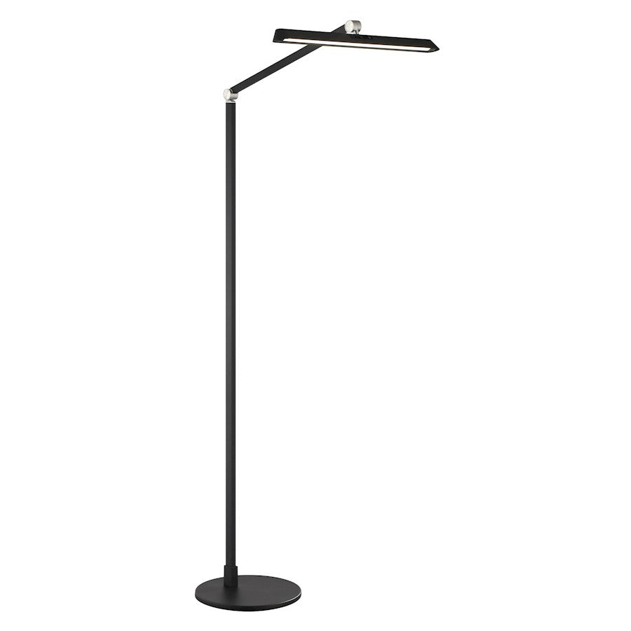 Minka George Kovacs Portables LED 52" Floor Lamp, Coal/Coal - P1878-66A-L