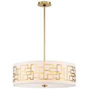 George Kovacs Alecia's Necklace 24in 4-Light Pendant | Transitional Honey Gold Metal | Kitchen Island & Dining Room | 24 x 24 x 8 in | Model P197-248