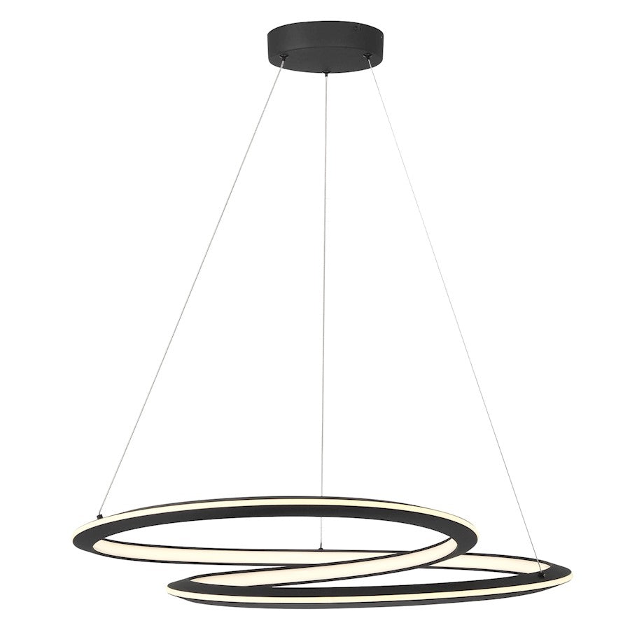 Minka George Kovacs Infinite 29" LED Pendant, Sand Coal/Sand Coal - P1971-066-L