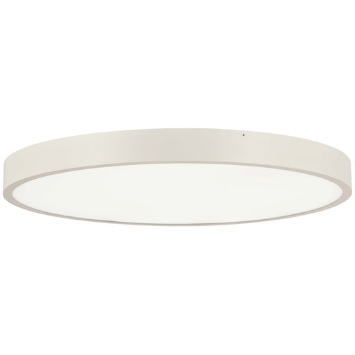 George Kovacs Ugo 32in LED Flush Mount | Modern Sand White Finish | Living Room & Large Bedroom Ceiling Light | Model P2014-655-L