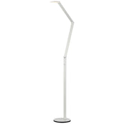 George Kovacs LED Floor Lamp | White Contemporary Metal | Living Room & Bedroom Reading Light | 33 H x 9 W x 8 D in | Model P305-2-044-L
