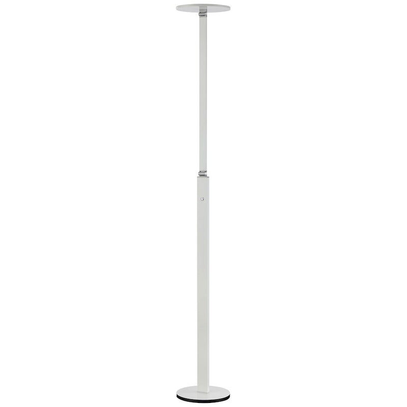 George Kovacs Floor Lamp 23in Wide 70in Tall | Contemporary White Finish | Living Room & Bedroom Reading Light | 23 x 8 x 70 in | Model P305-4-044-L