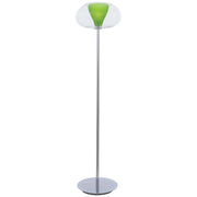 George Kovacs Soft 1-Light Torchiere Floor Lamp | Contemporary Chrome Finish | Living Room & Bedroom Ambient Light | 17 x 17 x 68 in | Model P3806-077