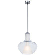 George Kovacs Soft 23in 1-Light Pendant | Contemporary Chrome | Kitchen Island & Dining Room | 5 x 23 in | Model P3809-077