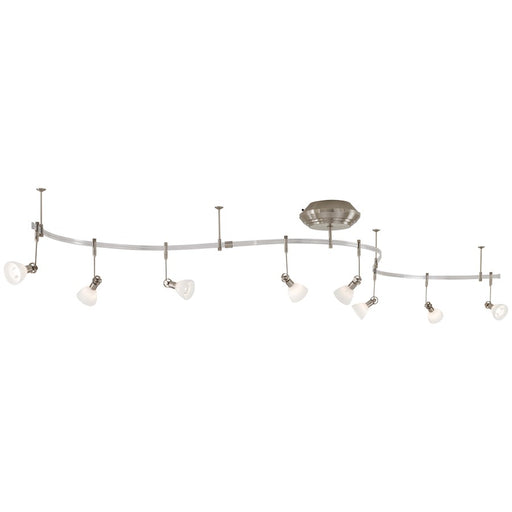 George Kovacs Lightrail 264in 8-Light Track Lighting Kit | Brushed Nickel Contemporary | Living Room & Family Room | 264 x 9 x 4 in | Model P4078-084