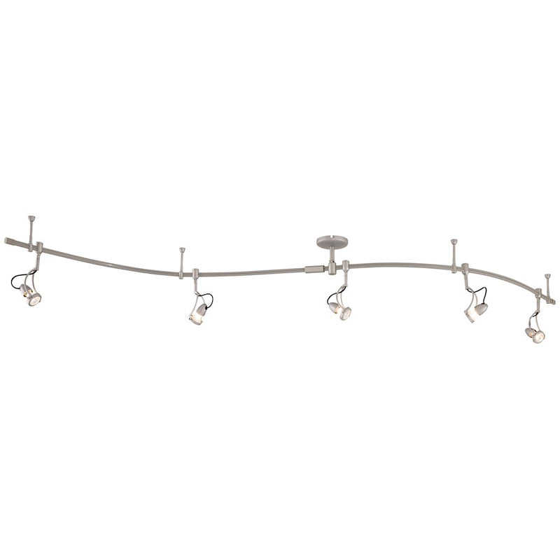 Minka George Kovacs Oneten Series P4116-609-L 192in Flex Track Kit | Transitional Silver | Living Room & Kitchen Track Lighting | Model P4116-609-L
