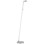 George Kovacs Reading Room 50in Floor Lamp | Contemporary Chrome | Living Room & Office Reading Light | 8 x 50 in | Model P4304-077