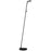 Minka George Kovacs Task Portable 1 Lt 8" Floor Lamp, Coal/Aluminum - P4324-66A