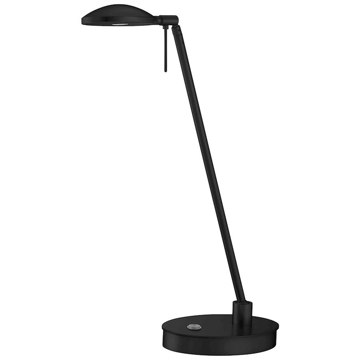 Minka George Kovacs Task Portable 1 Lt 5" Table Lamp, Coal/Aluminum - P4336-66A