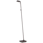 George Kovacs Reading Room 50in LED Floor Lamp | Contemporary Copper Bronze Patina Finish | Living Room & Office Reading Light | Model P4344-647