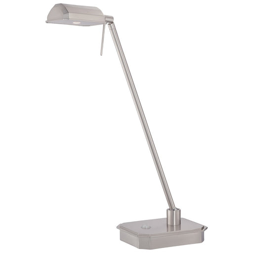 George Kovacs Reading Room 20in LED Task Table Lamp | Contemporary Brushed Nickel | Desk & Home Office | 5 x 6 x 20 in | Model P4346-084