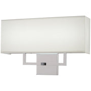 George Kovacs 17in 1-Light Bathroom Vanity Light | Contemporary White Finish | Bathroom Vanity & Powder Room | W 17 x D 2 x H 11 in | Model P472-077-L