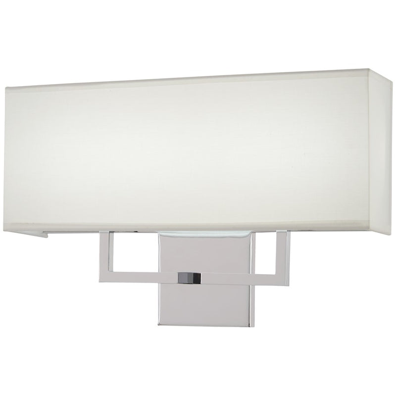 George Kovacs 17in 1-Light Bathroom Vanity Light | Contemporary White Finish | Bathroom Vanity & Powder Room | W 17 x D 2 x H 11 in | Model P472-077-L