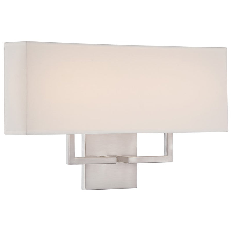 George Kovacs LED 17in Vanity Light | Contemporary Brushed Nickel Metal | Bathroom & Powder Room | 17 x 4 x 11 in, Dimmable LED | Model P472-084-L