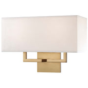 George Kovacs 2-Light Bathroom Vanity Light | Transitional Honey Gold Finish | Bathroom Vanity & Powder Room | 16 x 7 x 11 in | Model P472-248