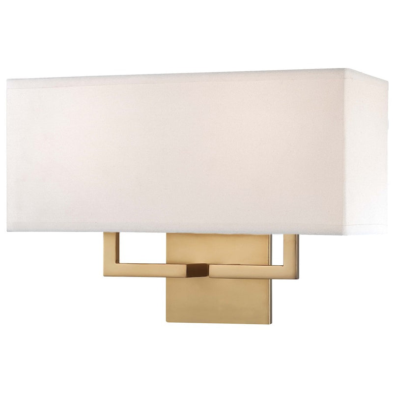 George Kovacs 2-Light Bathroom Vanity Light | Transitional Honey Gold Finish | Bathroom Vanity & Powder Room | 16 x 7 x 11 in | Model P472-248