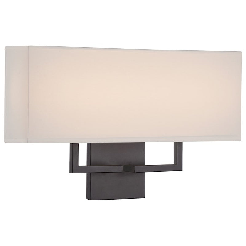 George Kovacs 17in 1-Light Bathroom Vanity Light | Modern Bronze Metal | Bathroom Vanity & Powder Room | W 17 x D 4 x H 11 in | Model P472-617-L