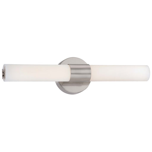 George Kovacs Saber 2-Light LED Bath Vanity Light | Brushed Nickel Contemporary Wall Sconce | Bathroom Vanity | 21 x 4.5 x 5.25 in | Model P5042-084-L