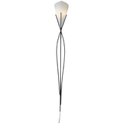 George Kovacs P5081-611 1-Light Wall Torchiere | Contemporary Blackened Steel | Living Room & Hallway Accent | 78 in H | Model P5081-611