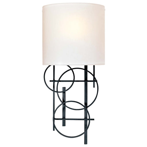 George Kovacs 1-Light Wall Sconce | Contemporary Black Finish | Hallway & Living Room Accent | 8 x 4 x 18 in | Model P5131-066