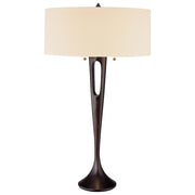 George Kovacs Needle 18in 2-Light Table Lamp | Contemporary Antique Dorian Bronze | Living Room & Bedroom Accent | 18 x 32 in | Model P516-1-615