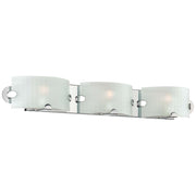 George Kovacs Pillow 3-Light Bathroom Vanity Light | Contemporary Chrome | Bathroom Vanity & Powder Room | 32 x 5 x 5 in | Model P5253-077