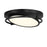 Minka George Kovacs Studio 23 1 Light Flush Mount, Coal/White - P5546-66A-L