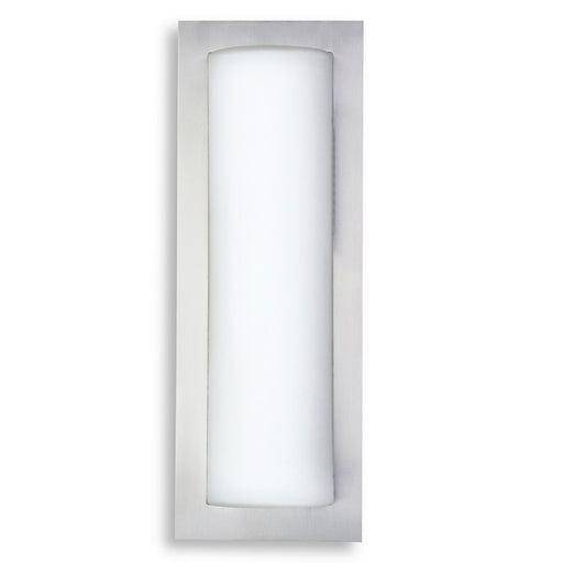 George Kovacs 2-Light Wall Sconce | Contemporary Brushed Stainless Steel | Hallway & Bathroom Accent | 6.75 x 3 x 18.5 in | Model P563-144A