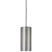 George Kovacs Grid 13in 1-Light Mini Pendant | Contemporary Brushed Nickel Metal | Kitchen Island & Dining Room | 6 x 13 in | Model P5746-084
